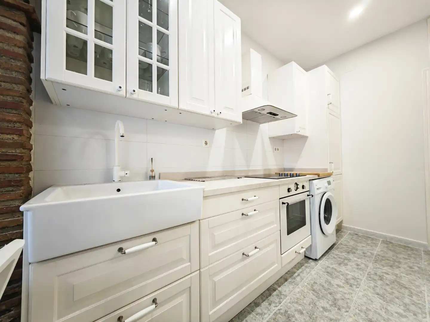 Cocina de Apartamento en venta en Mijas con Aire acondicionado, Amueblado y Internet