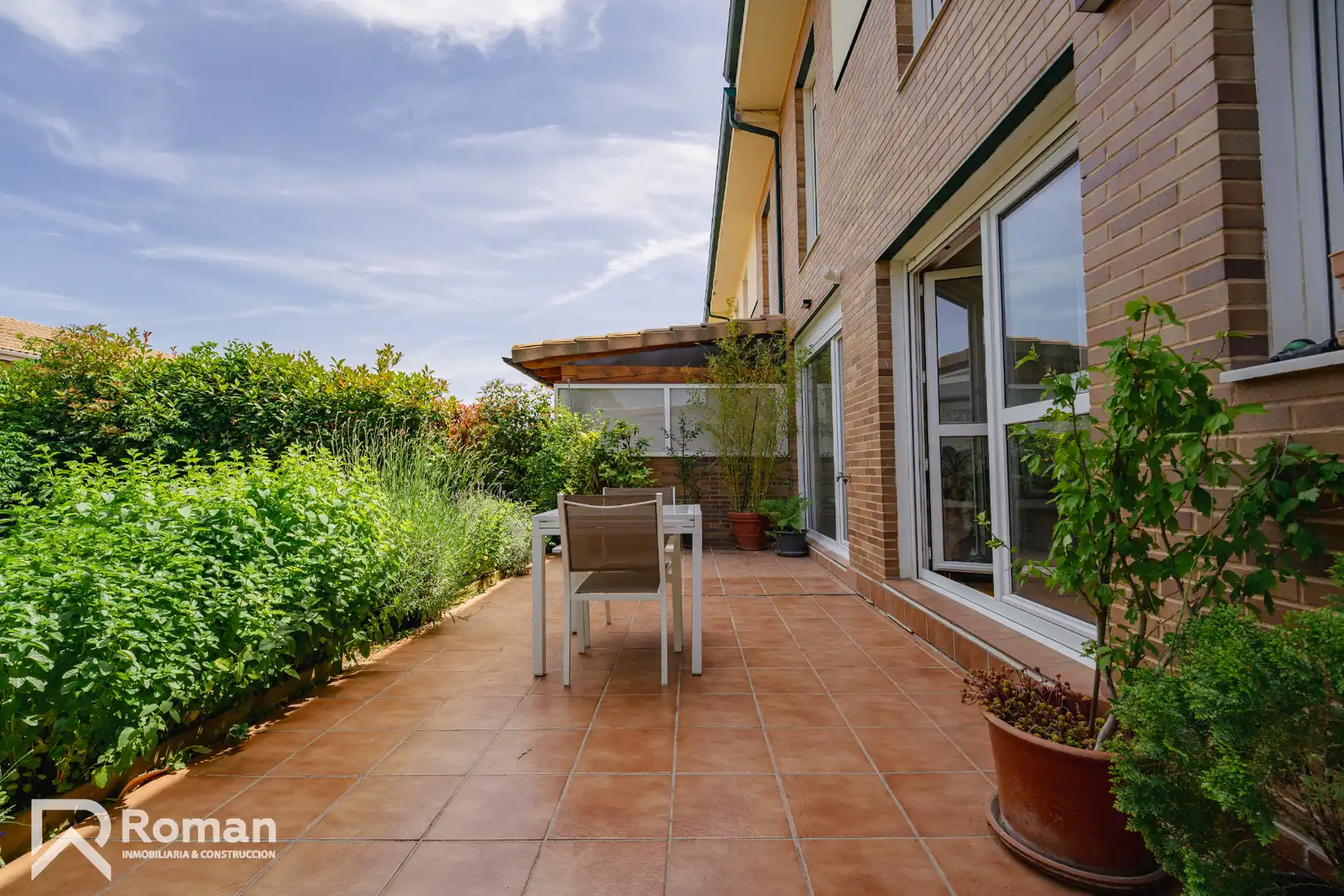 Terraza de Casa adosada en venta en Ezcabarte con Calefacción, Parquet y Terraza
