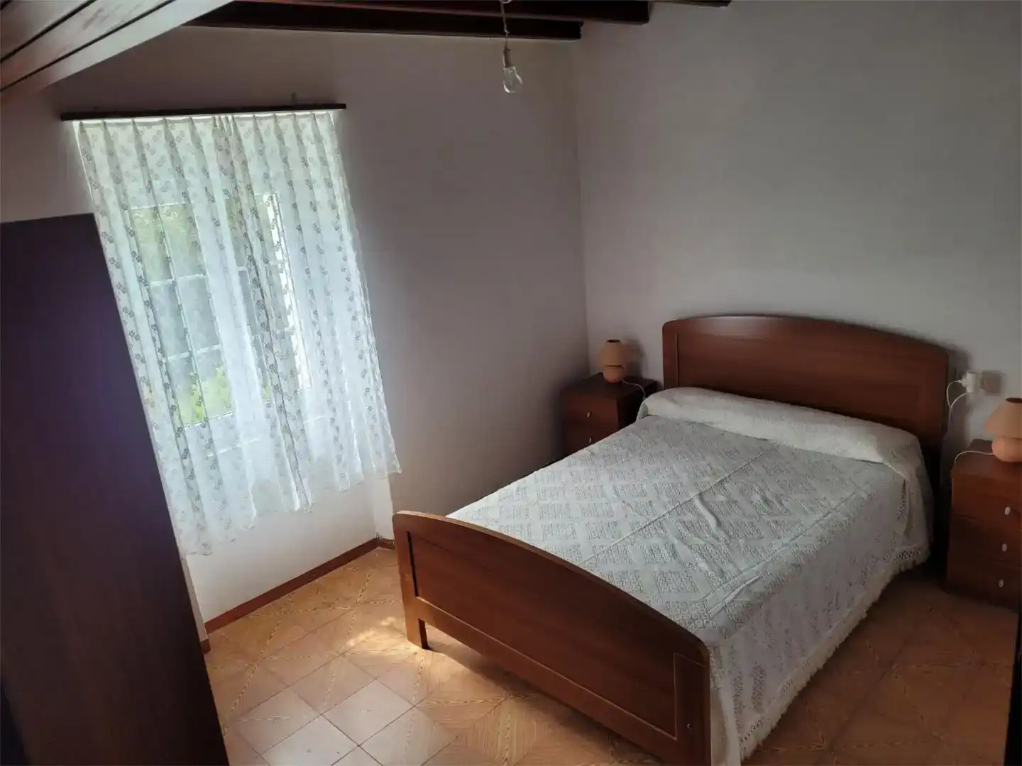 Bedroom of Flat for rent in O Vicedo   with Private garden, Furnished and Balcony