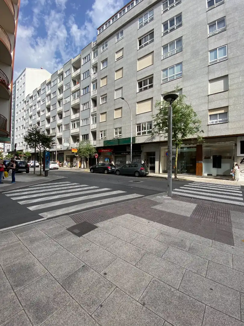 Exterior view of Flat for rent in Santiago de Compostela   with Heating and Furnished