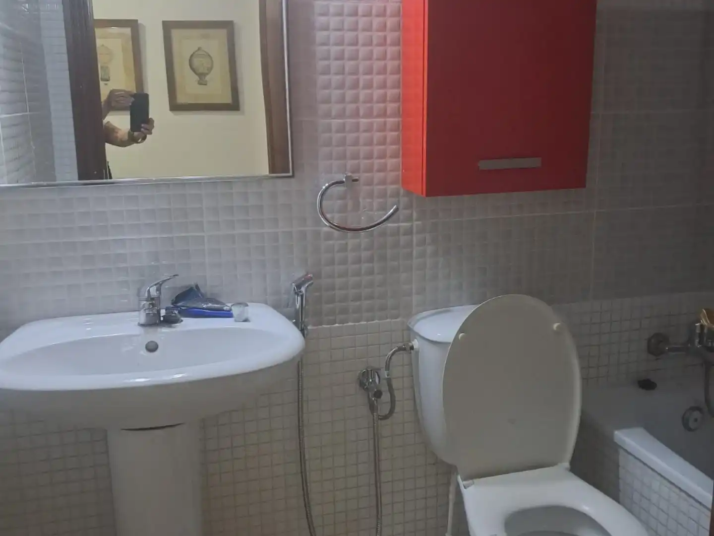 Bany de Apartament de lloguer en Málaga amb Piscina, Moblat i Rentadora
