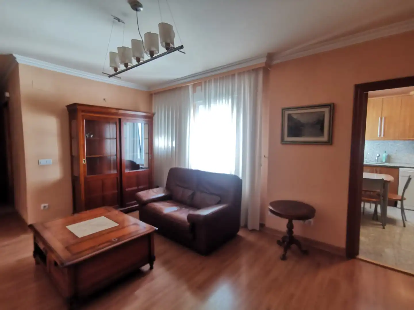 Living room of Flat for rent in Salamanca  with Heating, Parquet flooring and Furnished