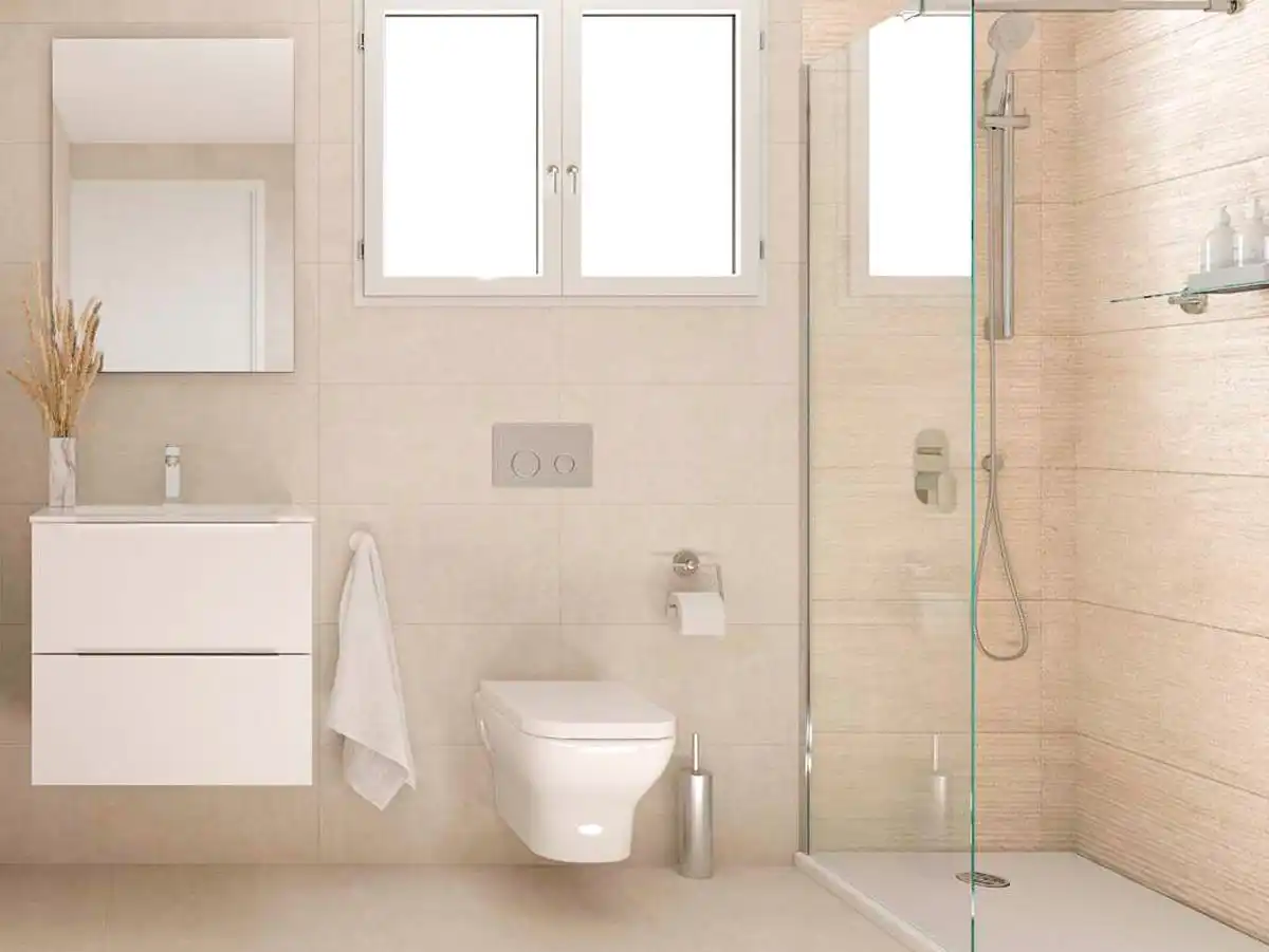 Bathroom of Detached homes for sale in Santa Pola  with Air Conditioner, Private garden and Terrace