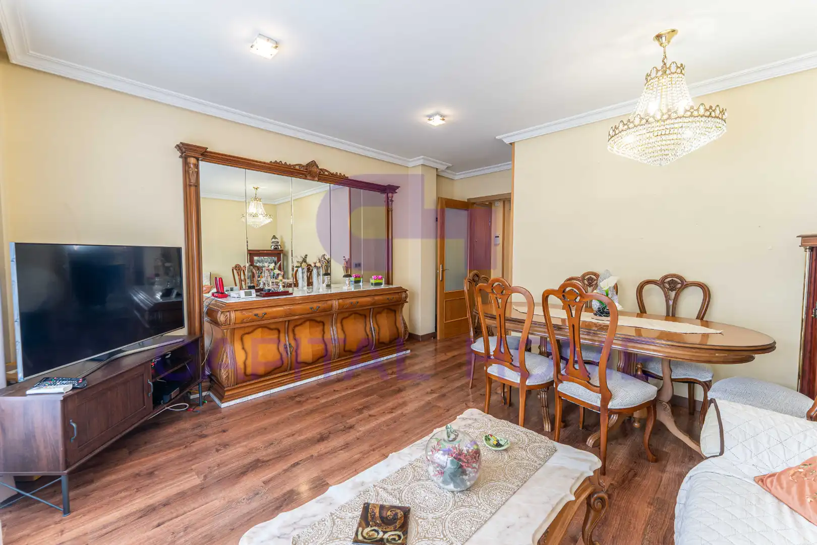 Sala de estar de Piso en venta en Móstoles con Aire acondicionado, Calefacción y Parquet