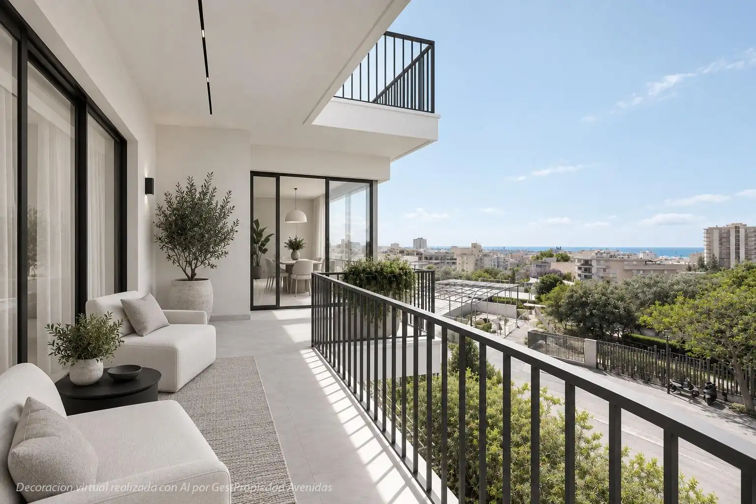 Terrace of Flat for sale in  Palma de Mallorca  with Air Conditioner, Private garden and Terrace
