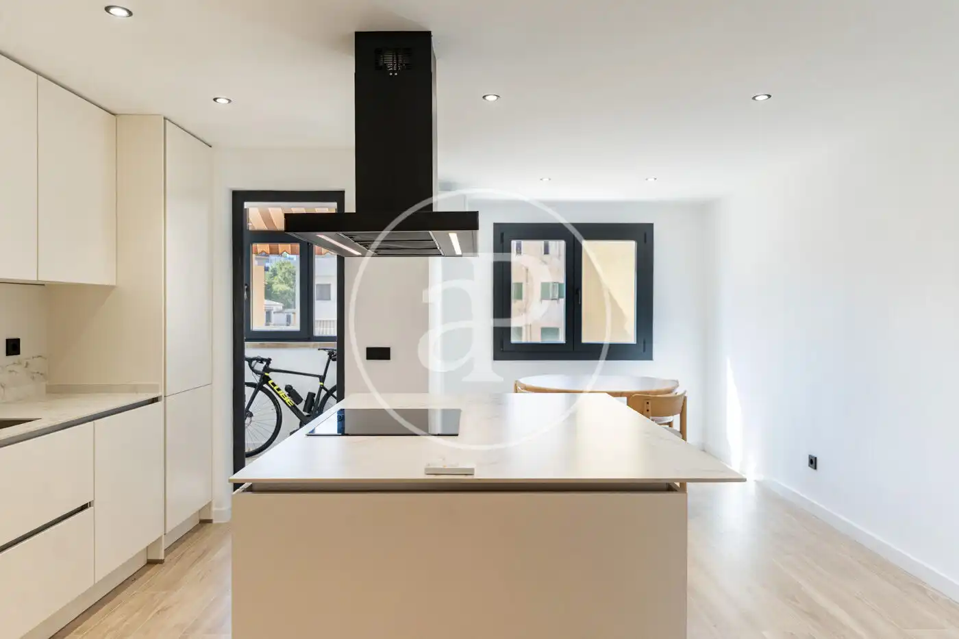 Küche von Wohnung zur Miete in  Palma de Mallorca mit Klimaanlage, Heizung und Haustiere erlaubt
