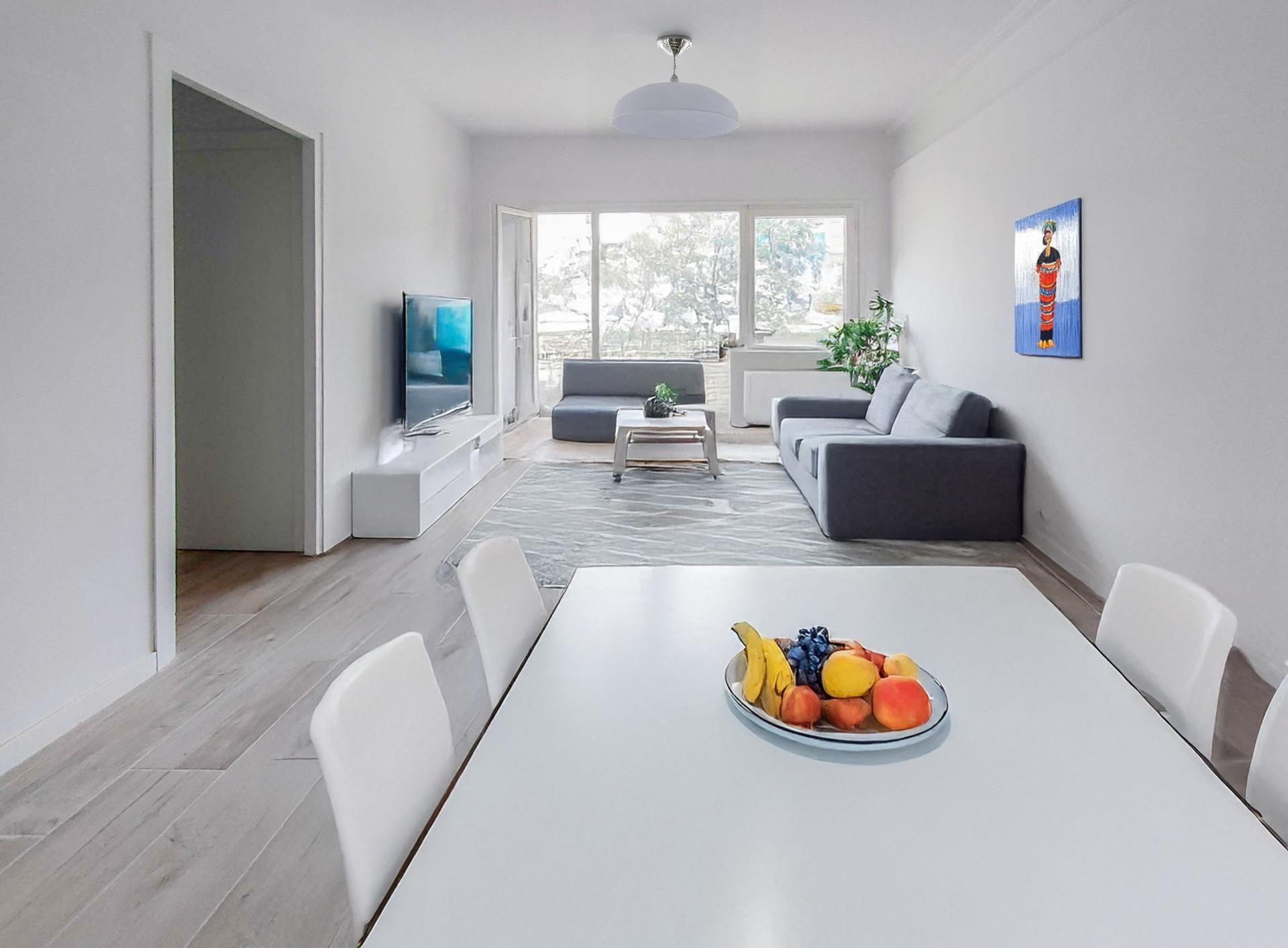 Sala de estar de Piso en venta en  Barcelona Capital con Balcón