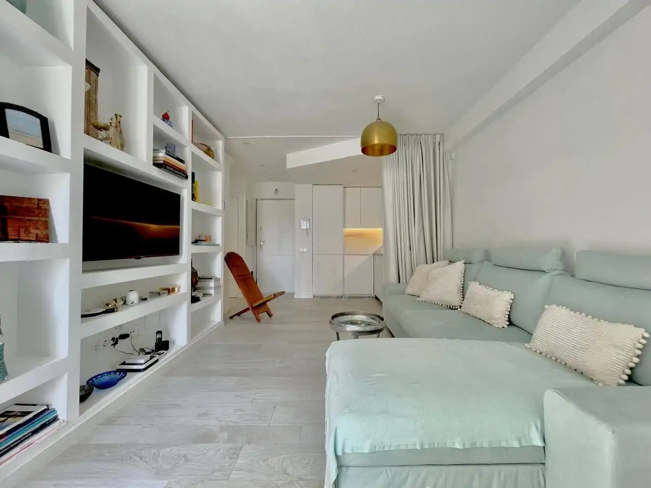 Sala de estar de Apartamento en venta en Eivissa con Aire acondicionado, Terraza y Amueblado