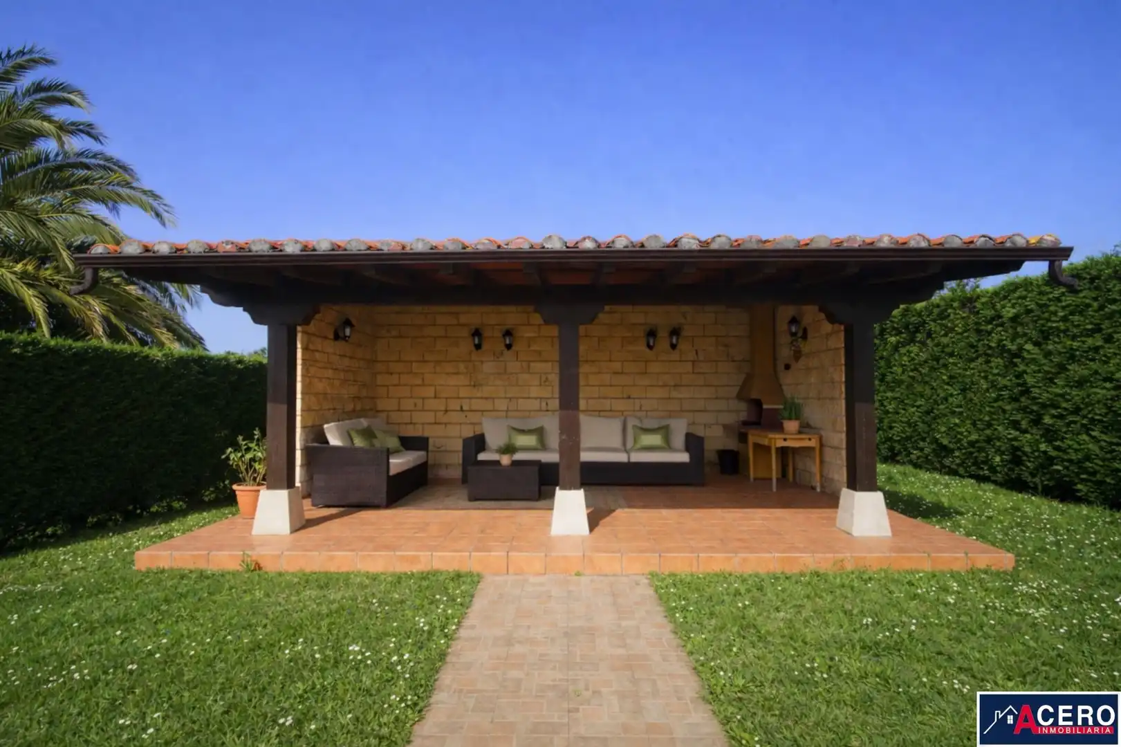 Terrasse von Haus oder Chalet zum Verkauf in Camargo mit Privatgarten, Parkett und Schwimmbad