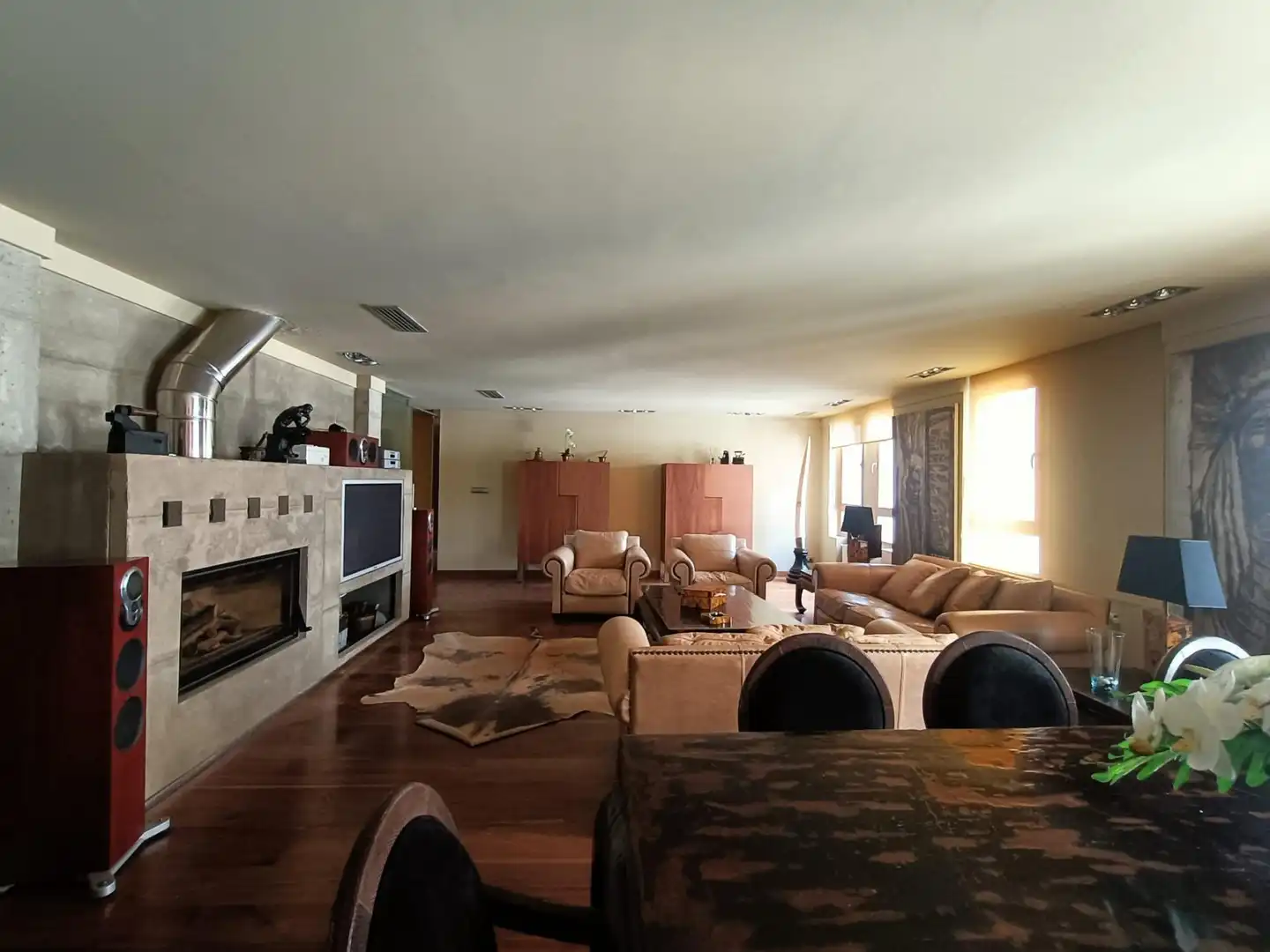 Sala d'estar de Pis de lloguer en Elche / Elx amb Aire condicionat, Terrassa i Moblat