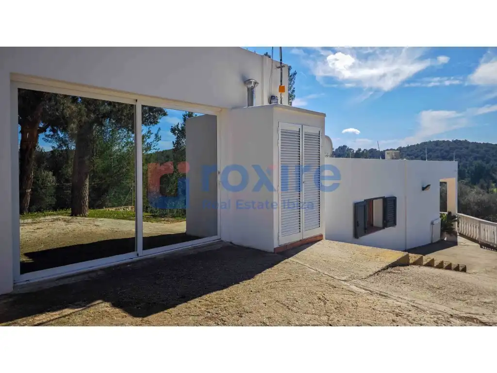 Exterior view of Houses for rent in Sant Antoni de Portmany  with Air Conditioner, Private garden and Terrace