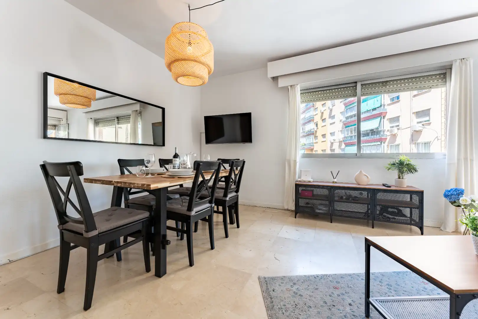 Esszimmer von Wohnung zum Verkauf in Málaga mit Klimaanlage, Heizung und Terrasse