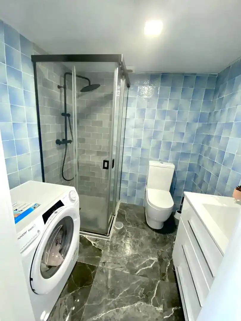 Bathroom of Flat for rent in Torrox  with Air Conditioner, Swimming Pool and Furnished