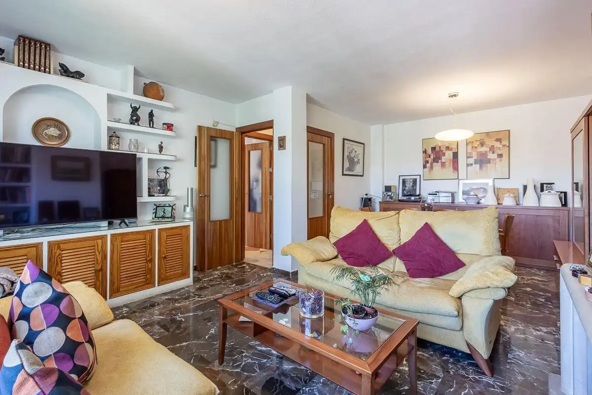 Sala d'estar de Casa o xalet en venda en Altos de la Zubia