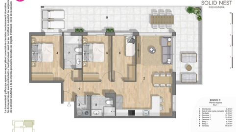 Foto 2 de Piso en venta en Carrer Francesc Macià, 13, Vilablareix, Girona