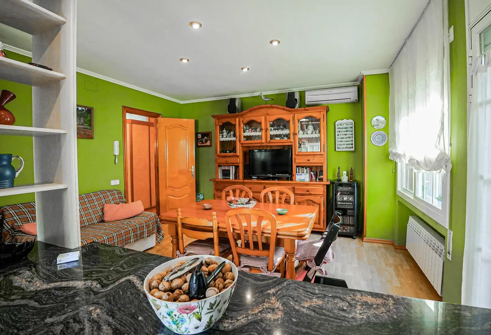 Living room of Detached homes for sale in Vilallonga del Camp  with Air Conditioner, Heating and Private garden