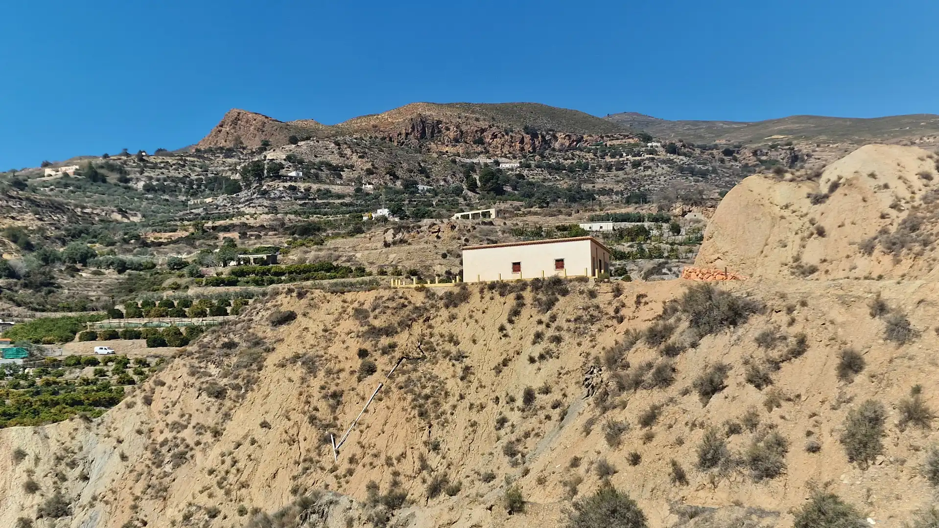 Vista exterior de Finca rústica en venda en Canjáyar amb Jardí privat, Terrassa i Traster