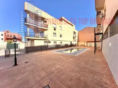 Exterior view of Flat for sale in Las Gabias  with Air Conditioner, Heating and Community pool
