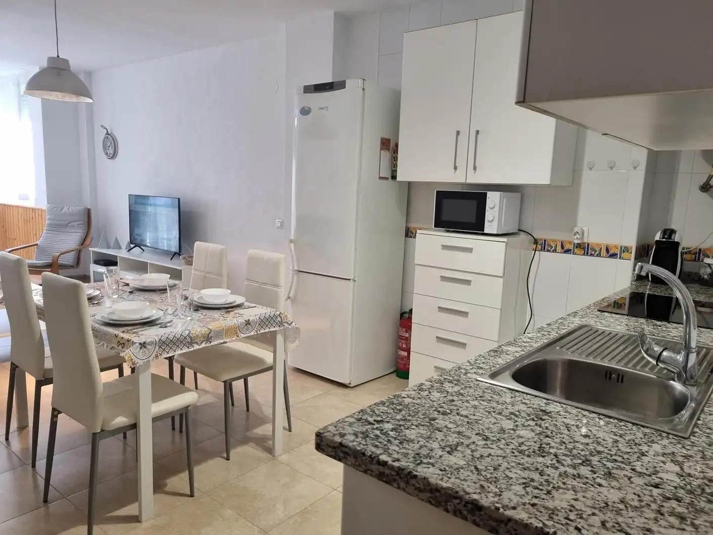 Cocina de Apartamento de alquiler en Torrox con Aire acondicionado, Calefacción y Amueblado