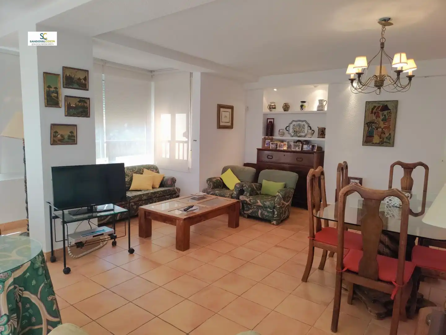 Wohnzimmer von Wohnung zum Verkauf in Alicante / Alacant mit Klimaanlage und Gemeinschaftspool
