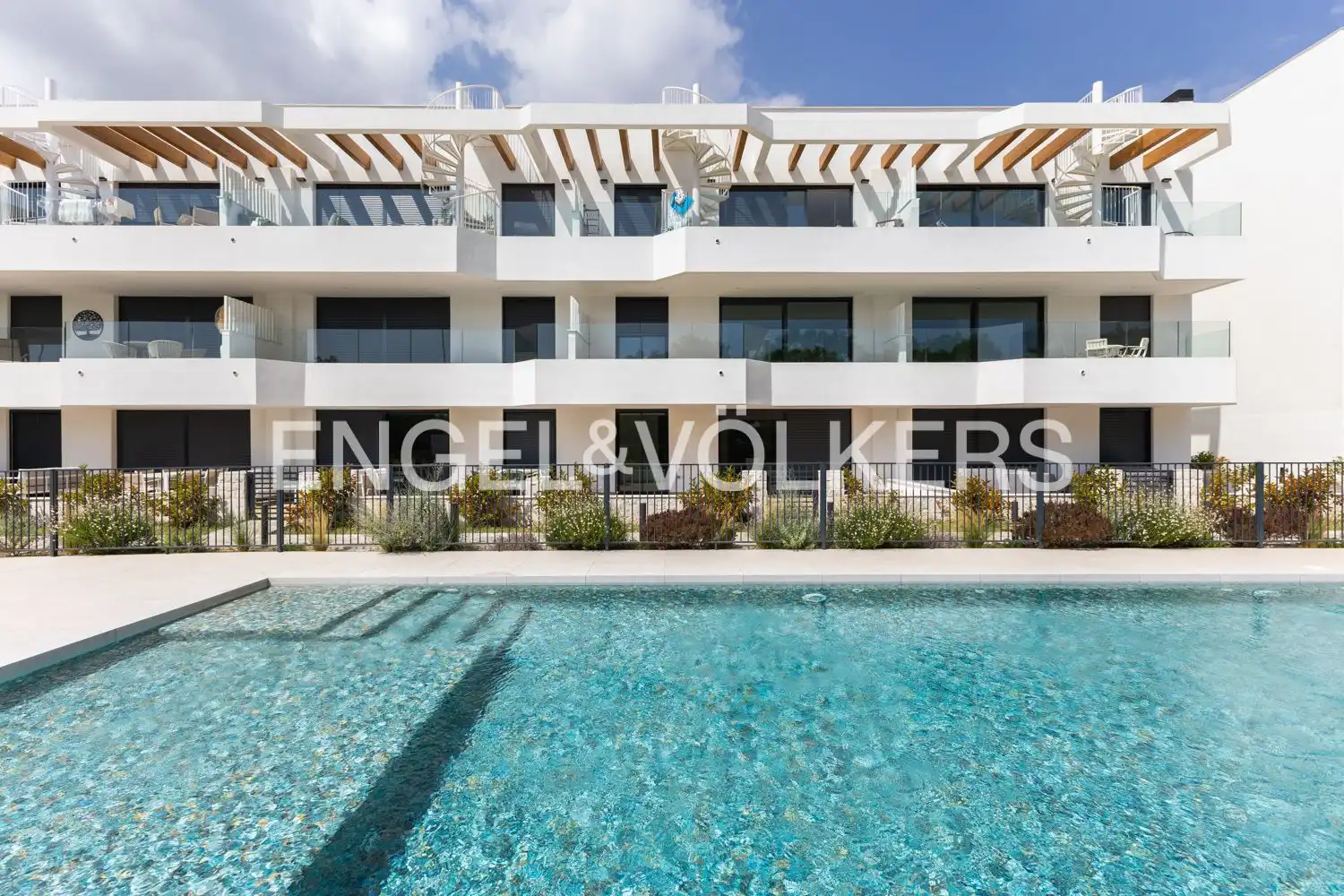 Swimming pool of Flat for rent in Jávea / Xàbia  with Air Conditioner, Heating and Terrace