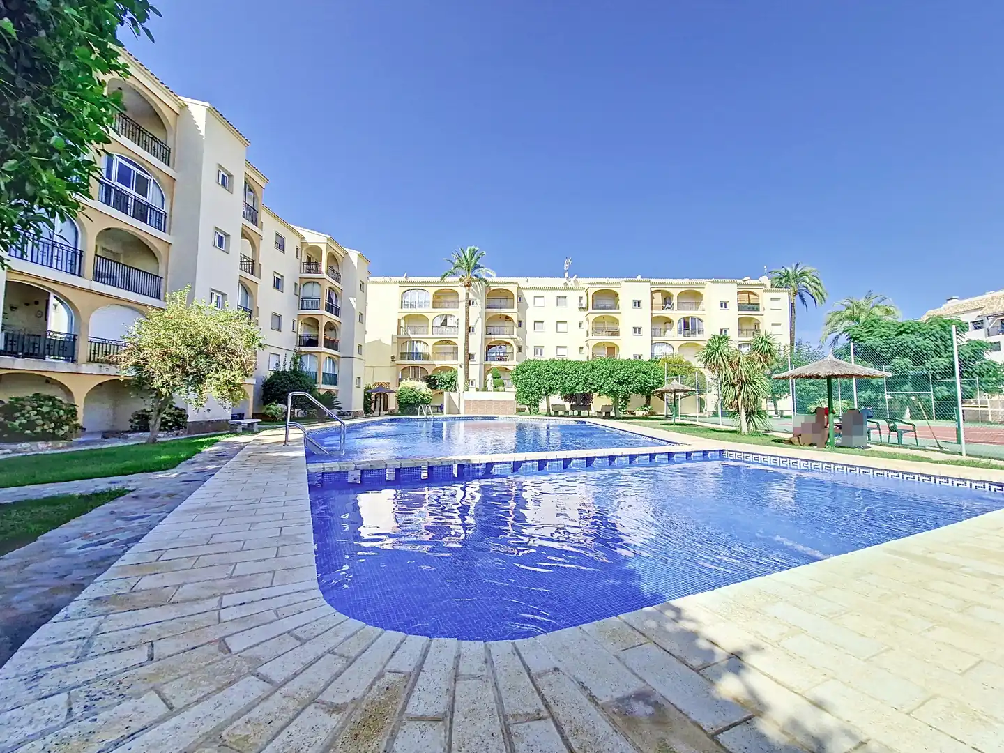 Swimming pool of Apartments for sale in Dénia  with Furnished, Oven and Washing machine
