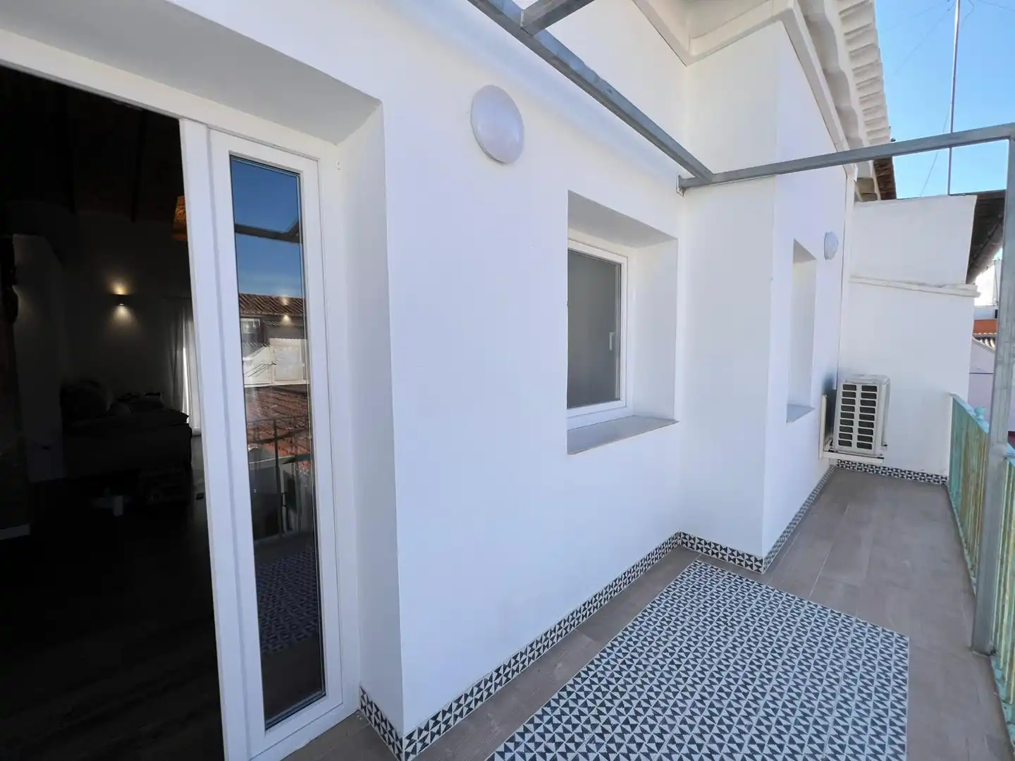Terraza de Piso de alquiler en Sagunto / Sagunt con Aire acondicionado, Amueblado y Horno