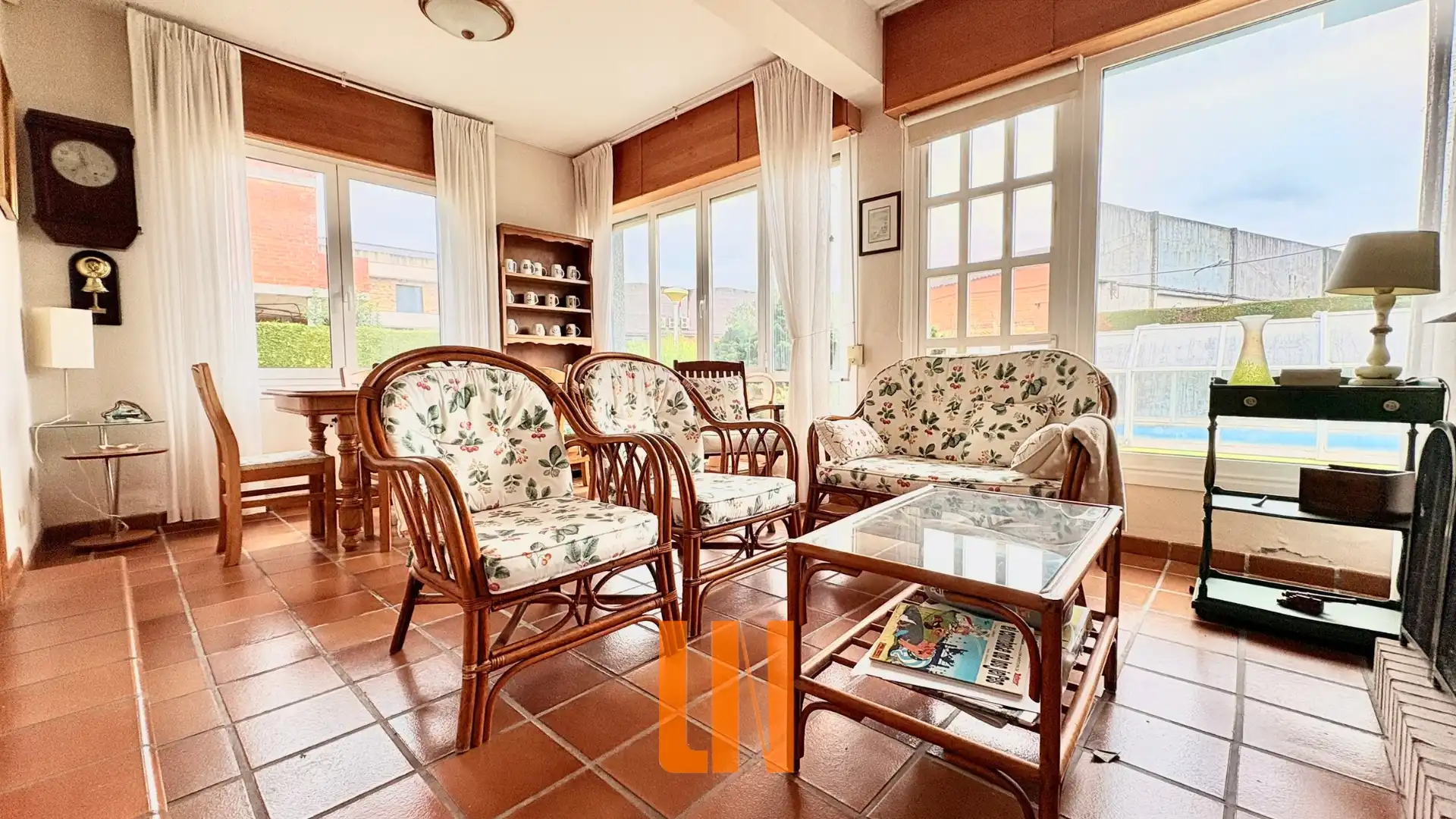 Living room of Houses for sale in Oleiros  with Heating, Private garden and Parquet flooring