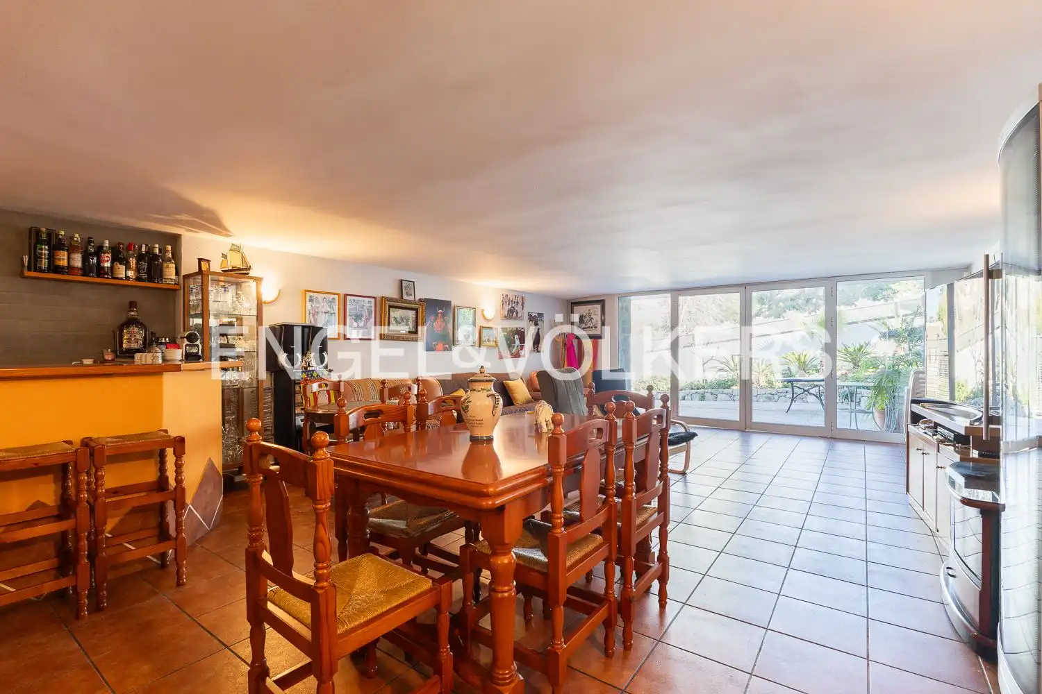 Dining room of Houses for sale in Carcaixent  with Air Conditioner, Heating and Private garden