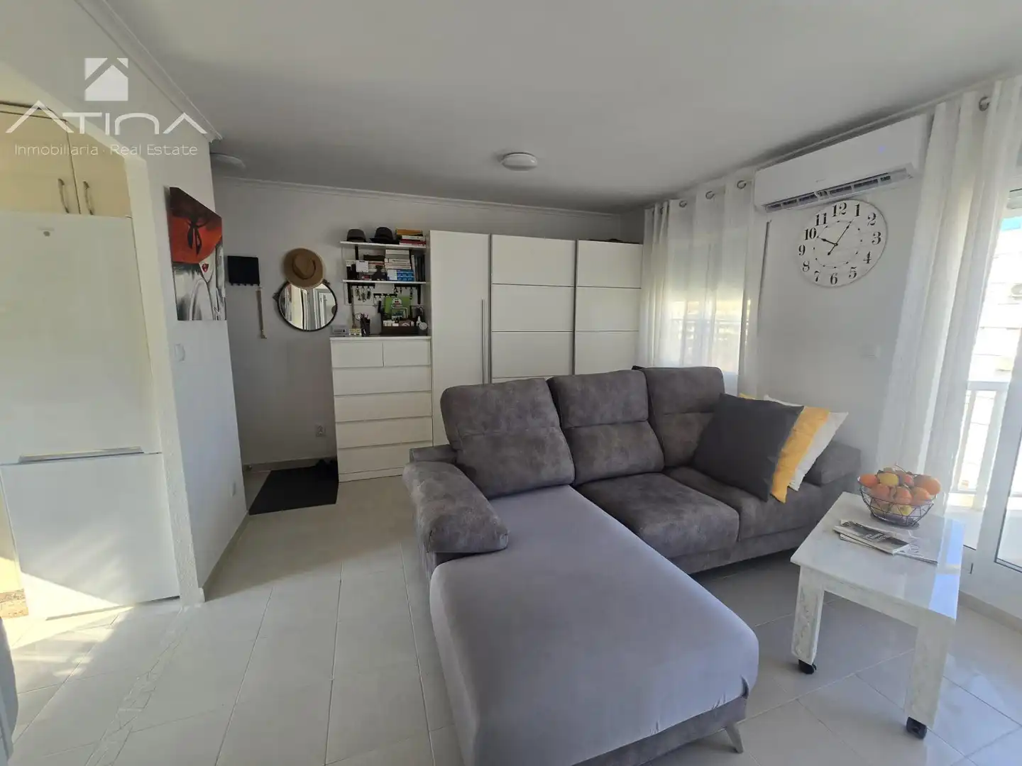 Sala de estar de Apartamento en venta en Bellreguard con Aire acondicionado, Terraza y Amueblado