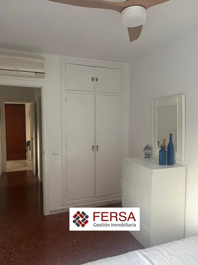 Bedroom of Flat for rent in El Puerto de Santa María  with Air Conditioner, Private garden and Furnished