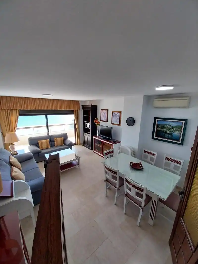 Sala de estar de Piso de alquiler en Estepona con Terraza
