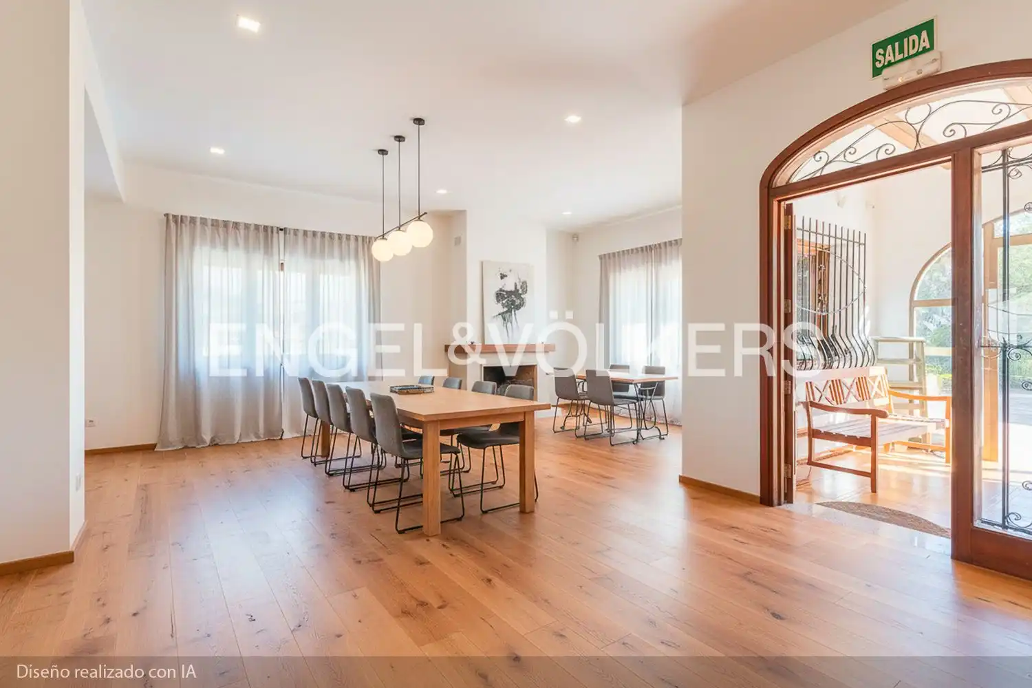 Comedor de Casa o chalet en venta en La Font d'en Carròs con Aire acondicionado, Calefacción y Jardín privado