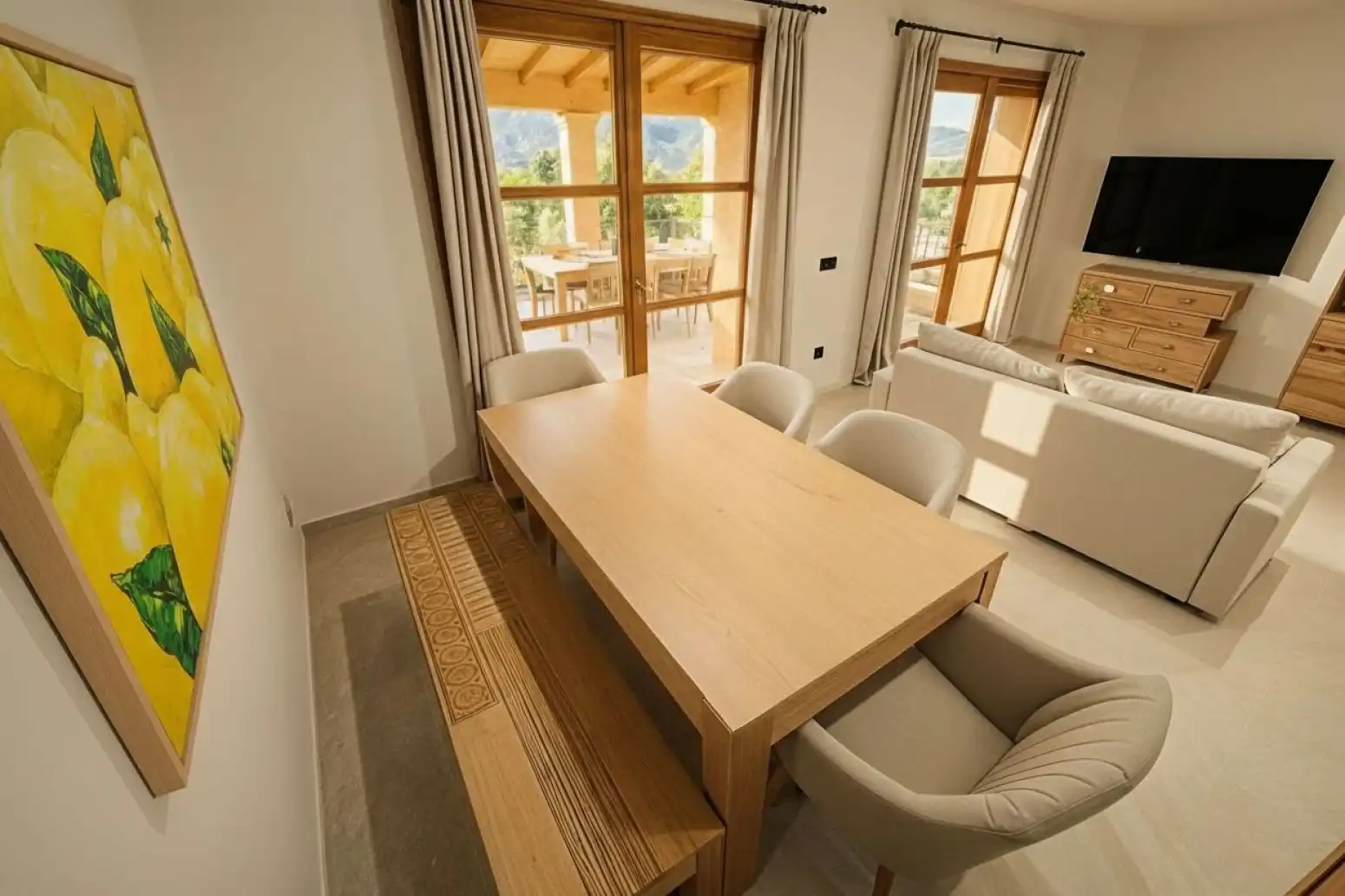 Dining room of Houses for rent in Campanet  with Heating, Private garden and Terrace