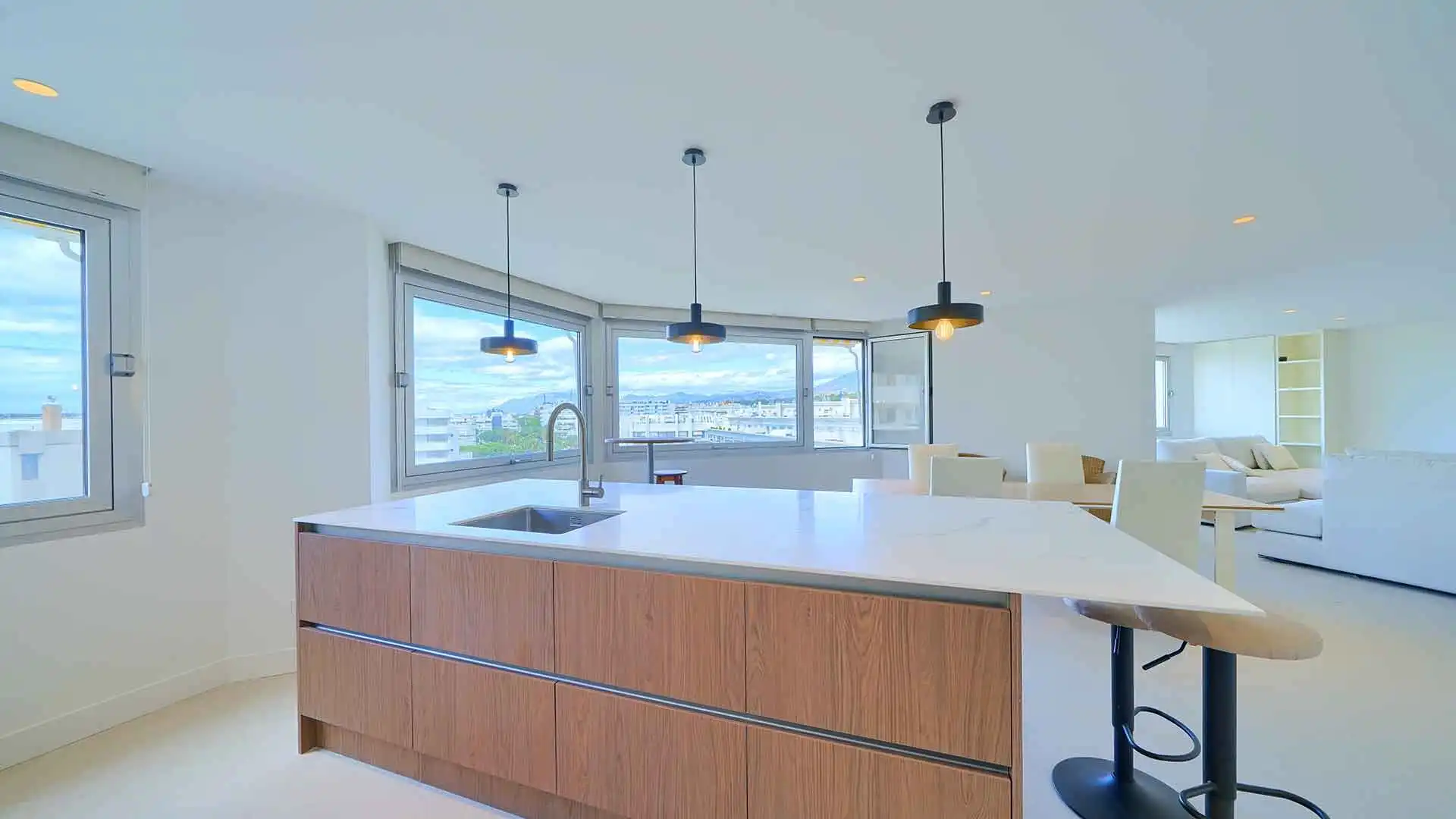 Kitchen of Attic for sale in Marbella  with Air Conditioner, Terrace and Storage room