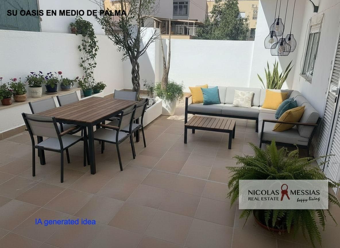 Terrassa de Pis en venda en  Palma de Mallorca amb Aire condicionat, Calefacció i Terrassa