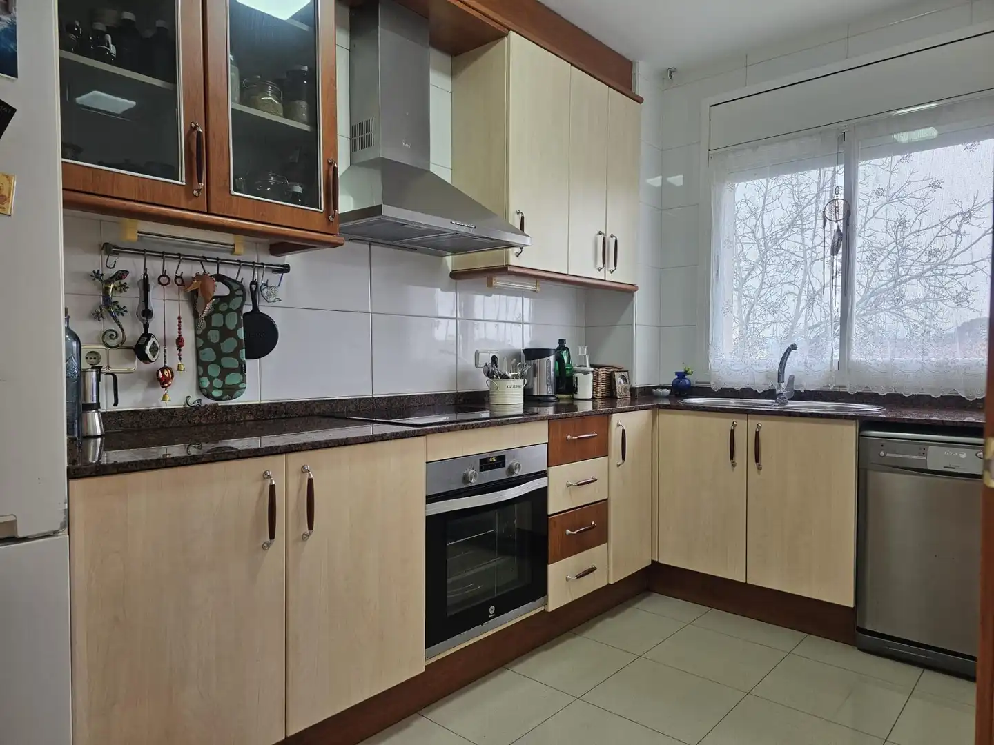 Kitchen of Flat for sale in Sant Sadurní d'Anoia  with Private garden, Parquet flooring and Storage room