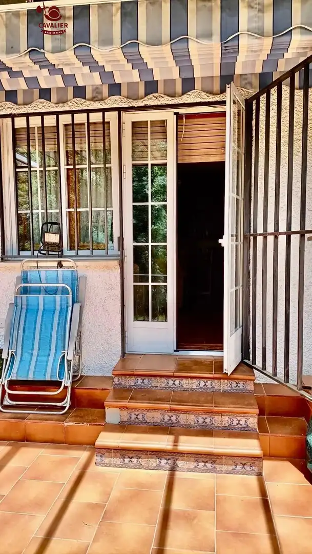Terrassa de Casa o xalet en venda en Guadarrama amb Calefacció, Jardí privat i Terrassa