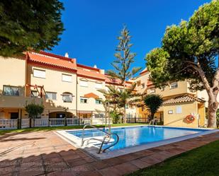 Exterior view of Single-family semi-detached for sale in Manilva  with Air Conditioner, Terrace and Balcony