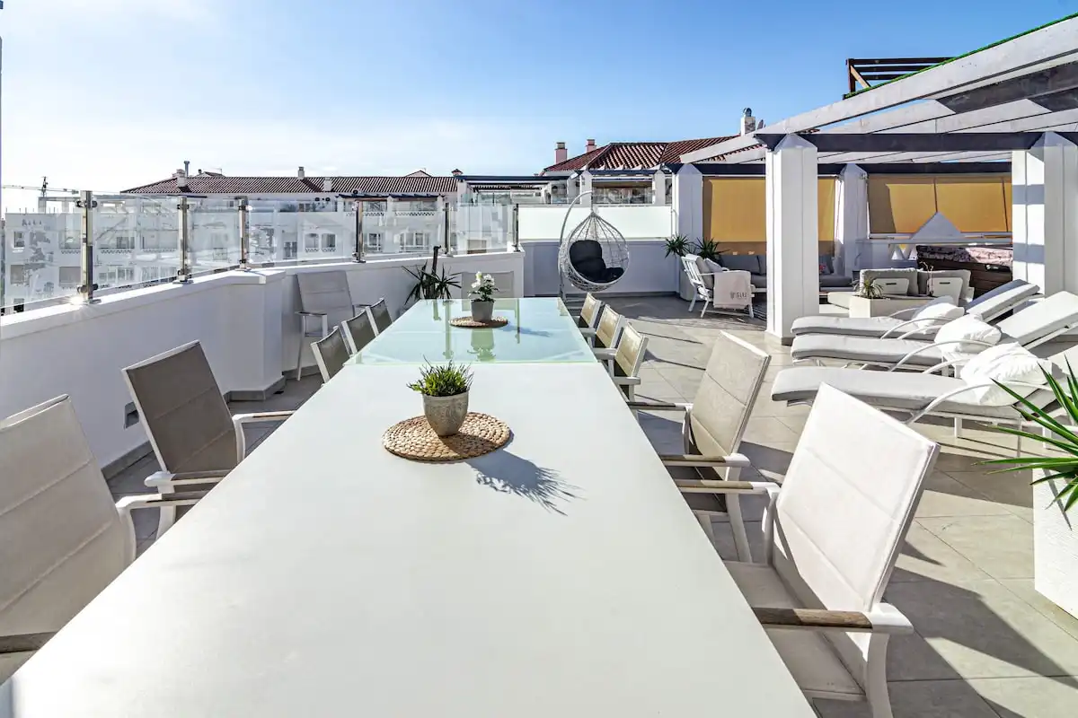 Terrassa de Àtic de lloguer en Marbella amb Aire condicionat, Calefacció i Terrassa