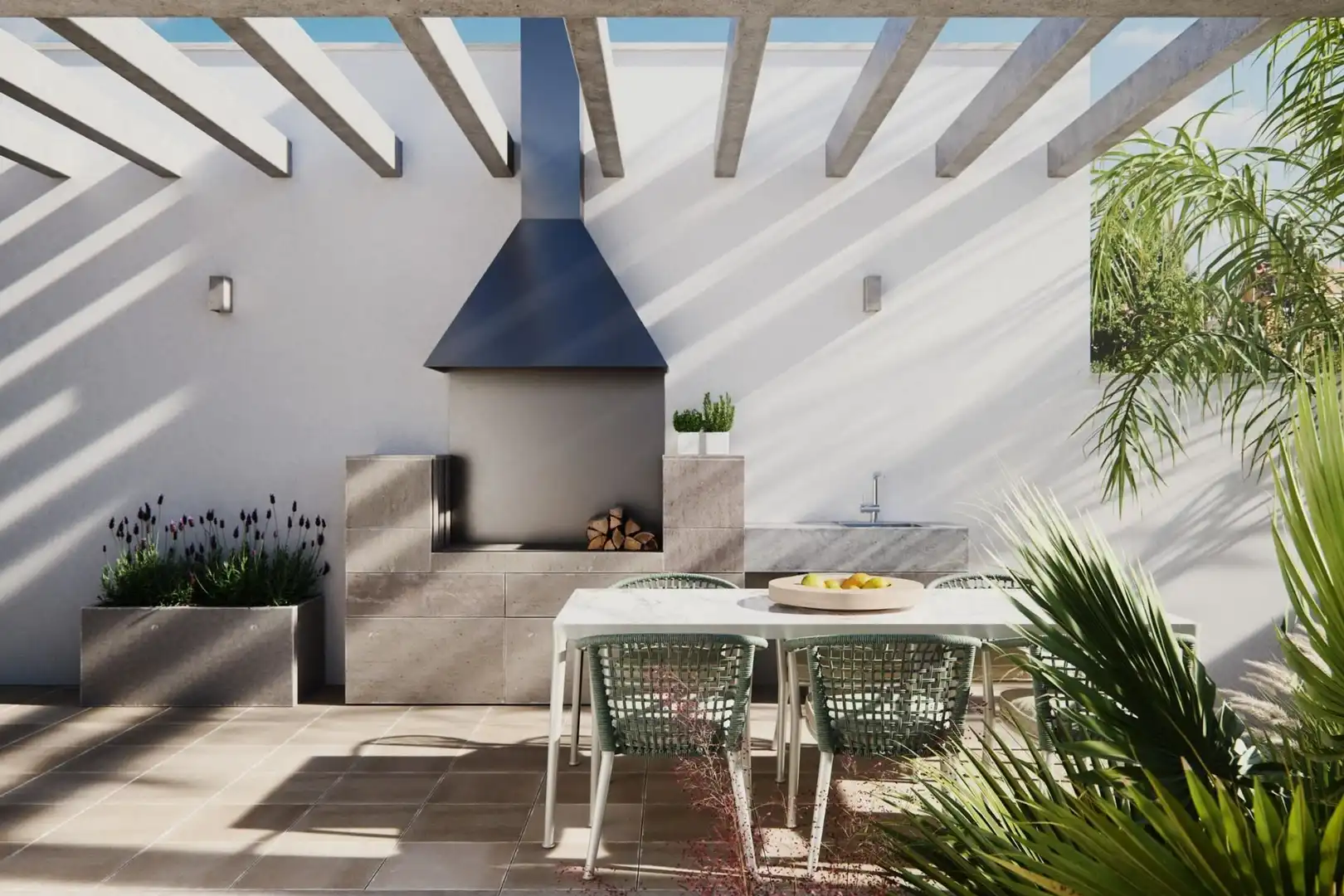 Terraza de Casa o chalet en venta en San Javier ciudad