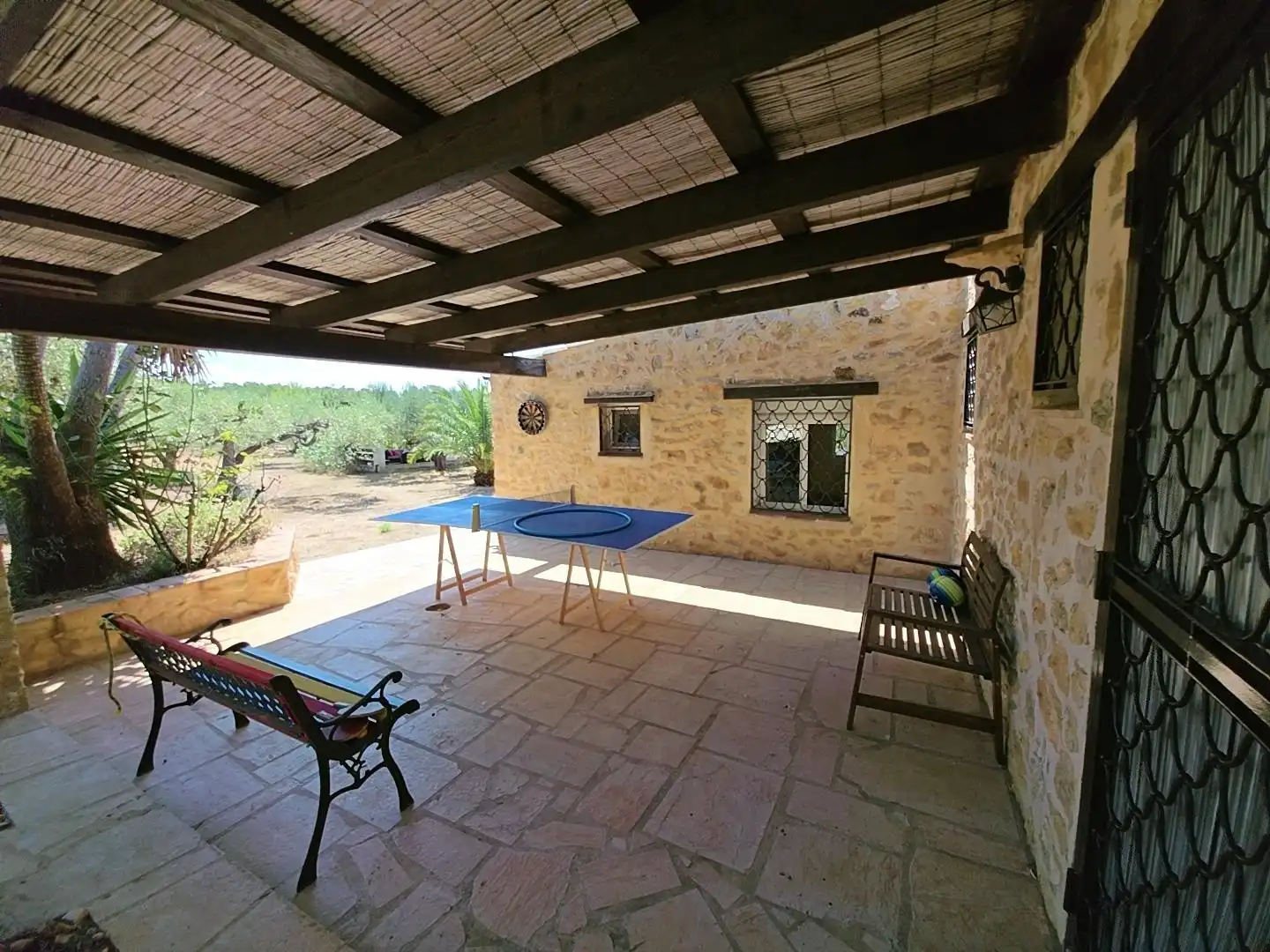 Terrasse von Country house zum Verkauf in L'Ametlla de Mar  mit Privatgarten, Terrasse und Schwimmbad