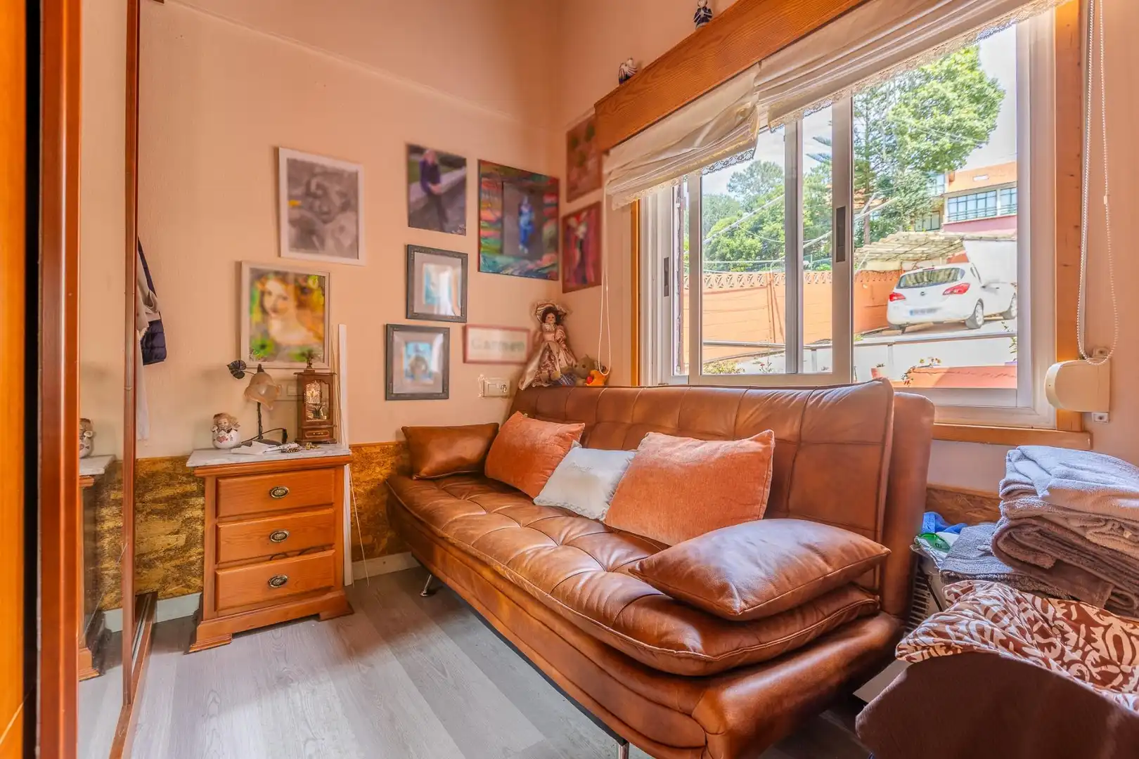 Sala de estar de Casa o chalet en venta en Pontedeume con Jardín privado, Terraza y Trastero