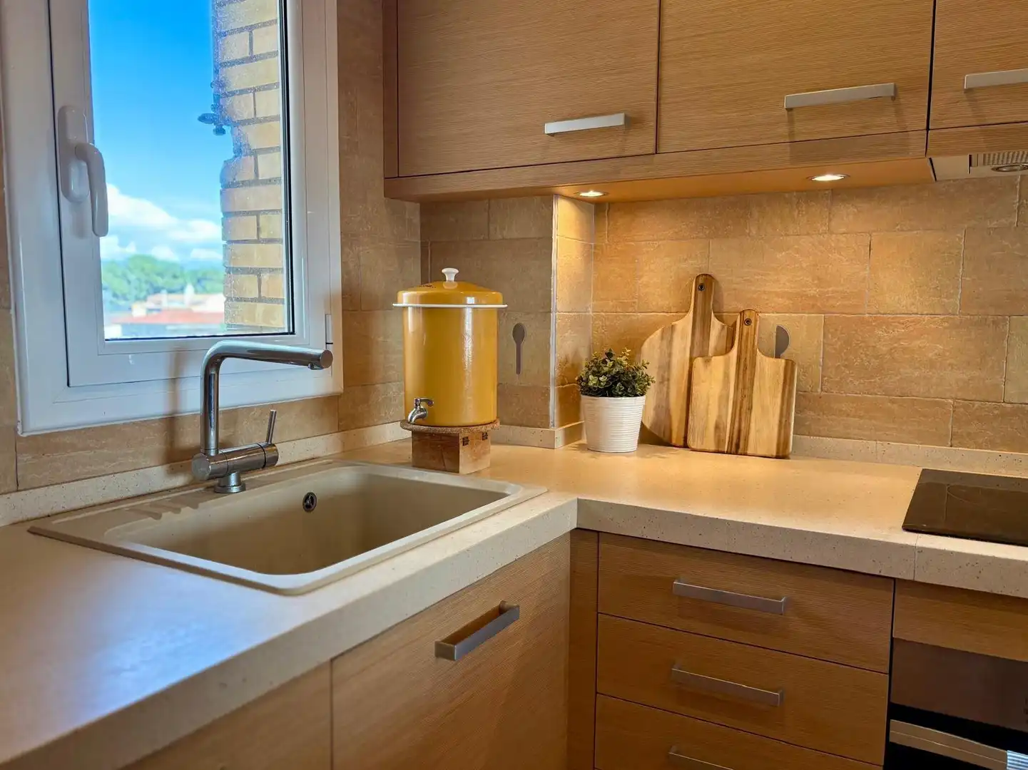 Kitchen of Flat for sale in Castelldefels  with Private garden, Terrace and Storage room