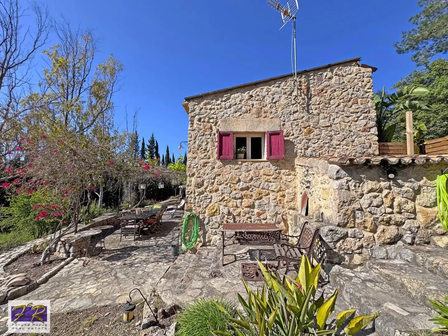Jardín de Finca rústica en venta en Búger con Aire acondicionado, Terraza y Trastero