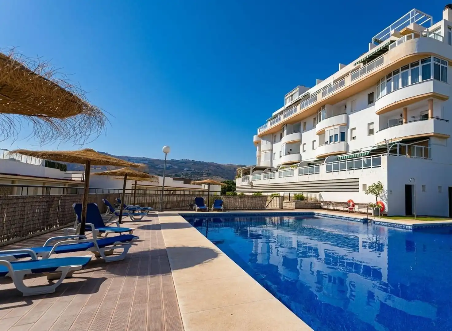 Swimming pool of Flat for sale in Rincón de la Victoria  with Air Conditioner, Private garden and Terrace