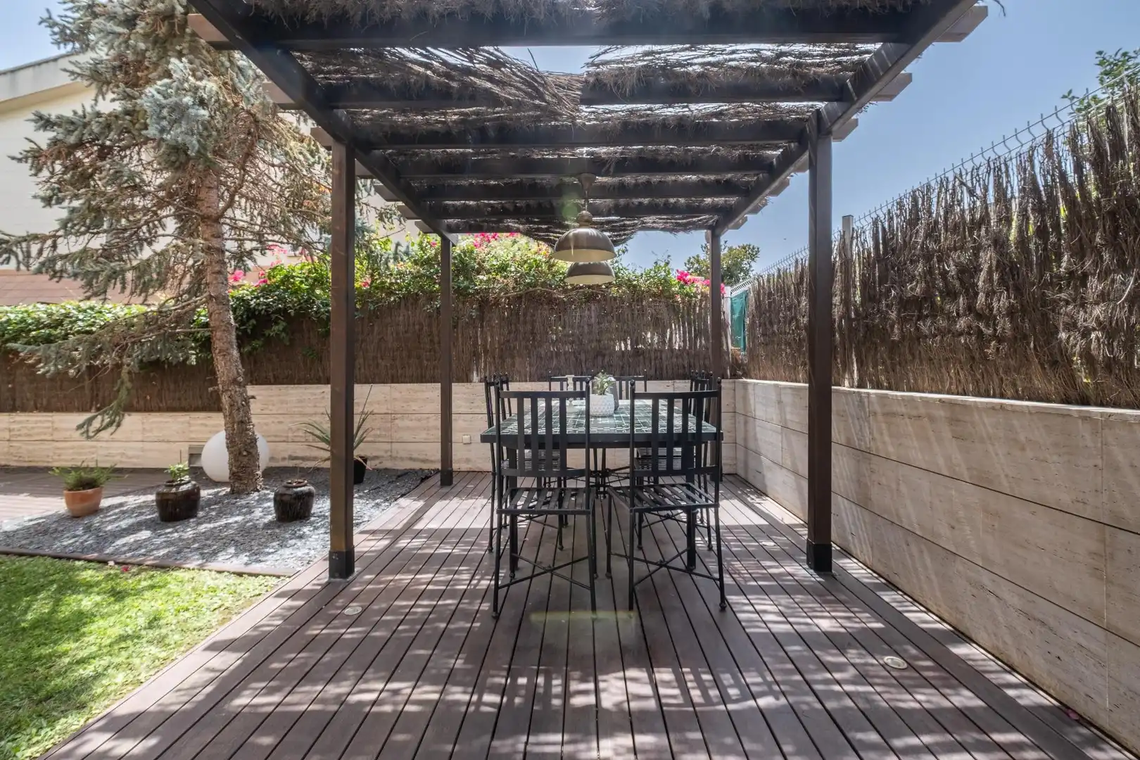 Terraza de Casa adosada en venta en Salou con Aire acondicionado, Jardín privado y Parquet