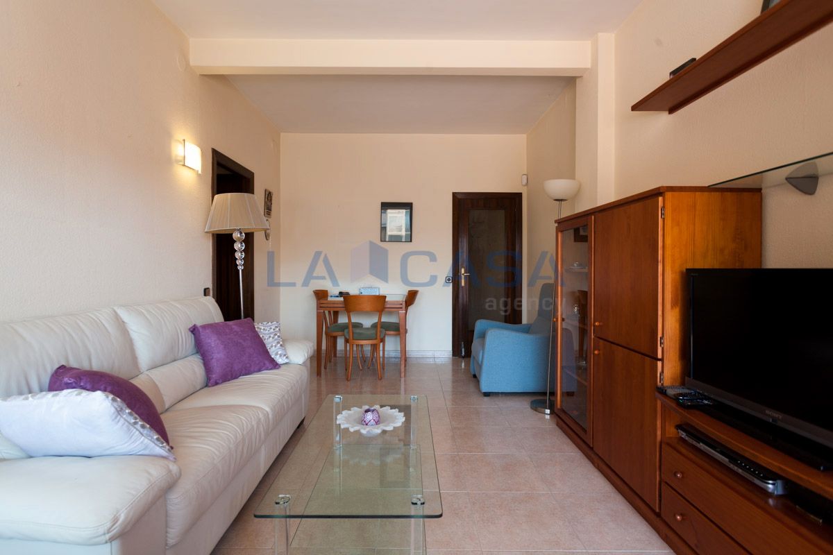 Living room of Flat for sale in  Barcelona Capital  with Heating, Terrace and Balcony