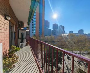 Balcony of Flat for sale in  Barcelona Capital  with Air Conditioner, Heating and Parquet flooring