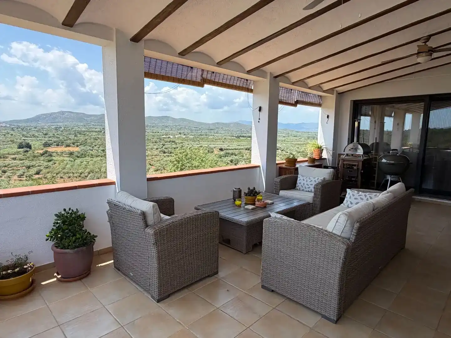 Terrassa de Finca rústica en venda en Traiguera amb Jardí privat, Piscina i Moblat
